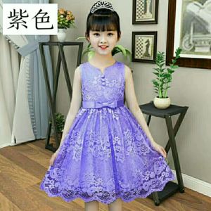 Girls dress new super foreign princess skirt middle girls short sleeve skirt Korean version vest skirt big girls sling skirt