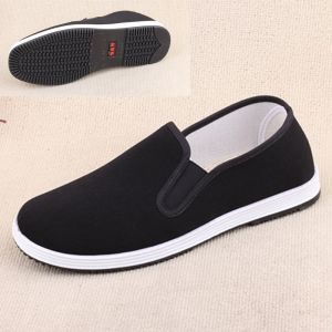 Beijing Mens Cloth Shoes Slip-On Driving Comfortable Breathable Lightweight Anti-Slip Casual Footwear for Daily Use