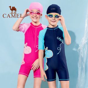 Lạc Đà trẻ em một mảnh áo tắm cho bé trai và bé gái dây kéo Đồ bơi