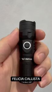 SENTER LED MINI 60W SMILING SHARK SD-5028 - ZOOM LASER - CAHAYA TERANG - JARAK JAUH - ALUMINIUM