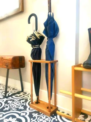 rak payung kayu/umbrella holder/stand payung/tempat payung kayu/wood umbrella