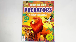 Animals Predators Sticker & Activity Book With Glow In The Dark Stickers
