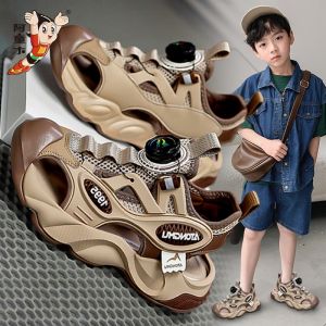 Adorable Boys Sandals Sporty Open-Toe Summer Beach Shoes Anti-Slip Soft Bottom Atwood Casual Kids Footwear for Boys