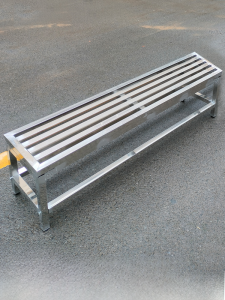 Simple Stainless Steel Bench Bathroom Shoe Change Stool Outdoor Rest Park Chair Hospital Dressing Room Row Chair Canteen Benches For Change Room Cheap Workout Benches - Lazada