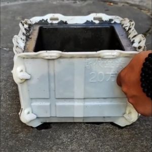 khuôn đúc chậu cảnh vuông 20 khuôn chậu bonsai mini