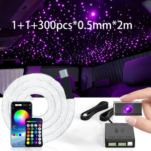 VASTFIRE | RGBW 1+1 Split Machine Car Roof Star Light APP Control Fiber Optic Star Ceiling Light Starry Sky Ceiling for Car Home
