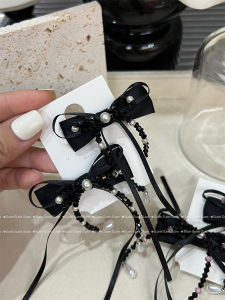 โบว์ผีเสื้อทรงหัวม้าลายสไตล์เจ้าหญิง Adorable Princess Hair Accessories ติดผมด้านหน้าแบบผูกโบว์ เครื่องประดับผมแฟชั่นสำหรับผู้หญิง