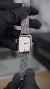 Jam Tangan Pria Alexandre Christie Classic AC 8699 MHBSSSL Silver Dial Silver Stainless Steel Strap