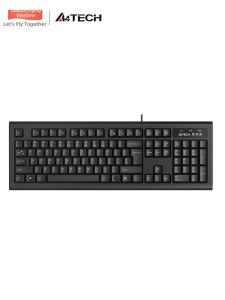 A4TECH | Wired USB Keyboard for PC Laptop Office Home Gaming