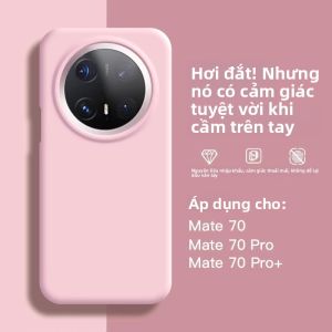 GUANBAINIAN | Ốp Lưng Điện Thoại Huawei Mate Series Silicone Lỏng Chống Sốc Bọc Toàn Bộ Màu Đỏ