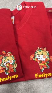 [Adult/Kid] Year of the Dragon Cute Cartoon Chinese New Year CNY Family T-shirt | Custom Text 新年衣服 龙年大吉可爱亲子家庭T恤 客制化文字