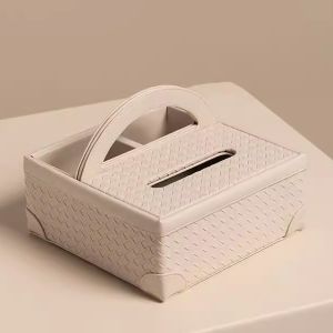 Luxurious Multifunctional Tissue Box for Remote Storage