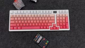 Bàn phím cơ Custom Monka 3098 pro v2/ 3 Mode / Led Rgb /Màn hình/Hotswap Mod full tại Tungcustom