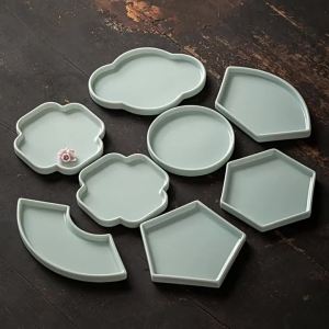 Retro Chinese Style Cake Plate