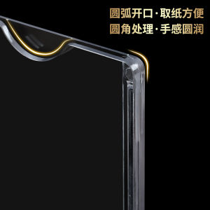 Plastic Photo Frame Transparent Photo Display A4 Paper 5 Wall-Mounted 6 7-Inch Photo Frame Acrylic Advertising A3 Frame Table Decoration