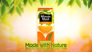 12x300ml Minute Maid PLUS+ Orange/Tropical Mixed Fruit Drink