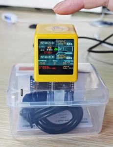 NMMiner NM TV Smart TV 1060KH/s better Nerdminer v2 ESP32 BTC SOLO Lottery Miner & Smart gift home silent Desktop Clock