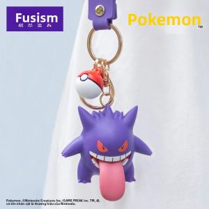 Bộ Móc Khóa Nhân Vật Pokemon Anime - Pikachu Gengar Meowth Dùng Trang Trí Ba Lô Xe Hơi Đồ Chơi PVC Sưu Tầm Dành Cho Người Hâm Mộ