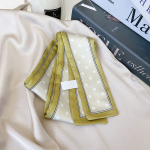 Narrow Long Scarf for Women Hair Band Neck Tie Waist Belt Decorative Ribbon Suit Collar Headband