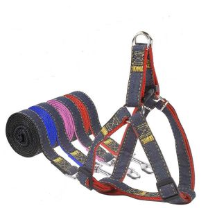 Pet Leash Patch Colorful Printed Chest Back Print Cat Bunny Dog Chain Leash Pet Supplies