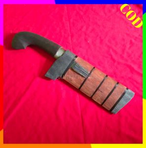 GOLOK BANTEN ASLI BAJA PER TEBANG BAMBU CACAH TULANG SIAP PAKAI KERJA