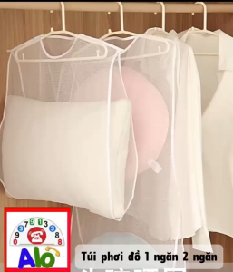 Túi lưới phơi quần áo Giỏ phơi gối Giàn phơi đồ Túi Vải Đựng Đồ Túi TreoTúi Xách Vải Giá Treo Móc Treo