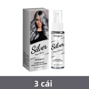 Sơn Tóc Màu Xám Bạc 30ml Công Thức Nhẹ Nhàng Lâu Trôi Có Vitamin E Dễ Sử Dụng Thuốc Nhuộm Tóc Thời Trang Dạng Xịt Tạo Kiểu Nhanh