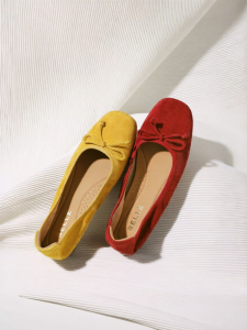 Belle | Leopard Pattern Soft Bottom Flats Leather Shoes