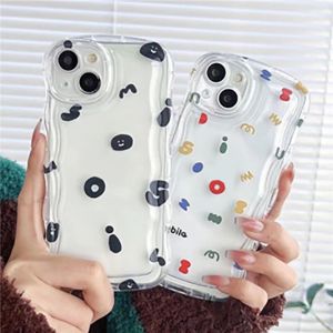 Reduced color alphabet Compatible for IPhone 15 Plus 11 14 13 12 15 Pro Max XR X XS Max 15 7Plus 8plus Soft glue Soft