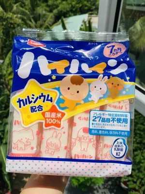 Bánh gạo tươi cho bé ăn dặm Haihai đủ vị Nhật