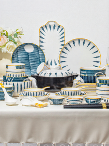 mornenjoy | Underglaze High Appearance 2025 New Design Dinnerware Set