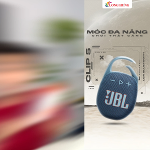Loa Bluetooth JBL CLIP 5 JBLCLIP5 - Hàng chính hãng - Thiết kế gọn nhẹ đầy ấn lượng tổng công suất:7 W âm bass vô cùng uy lực nhiều phiên bản màu khác nhau