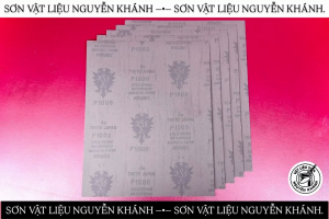 GIẤY NHÁM NƯỚC NHẬT P1000 KOVAX – NHÁM MỊN CHÀ SƠN KIM LOẠI GỖ NHỰA