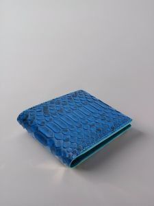 กระเป๋าสตางค์หนังแท้ทำมือ กระเป๋าสตางค์ทรงสั้นคลาสสิก สไตล์เรโทร สำหรับผู้ชาย กระเป๋าสตางค์หนังงูขนาดใหญ่ กระเป๋าสตางค์หนังแท้หลายช่อง