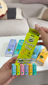 YumGuard Puree Star แมวเลียอุดมไปด้วยวิตามิน สูตรเพียวเร่เนื้อเนียน (1กล่อง6ซอง) ผสมคลอเรลลาธรรมชาติ