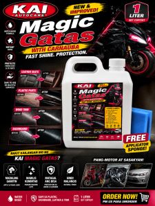 Magic Gatas 1 liter with sponge
