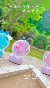 Kuromi Mini Portabel Usb 2500mAh Kipas /Kipas Angin Mini Genggam/kipas angin karakter