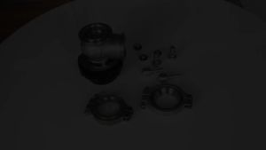 38mm External Wastegate V-Band Flanged Turbo Waste Gate For Supercharge Turbo Manifold Universal Dump Pipe Valve With Logo