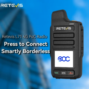 Máy bộ đàm Retevis L71 4G PoC hỗ trợ mạng ZELLO tích hợp chức năng G-P-S phạm vi hoạt động không giới hạn lý tưởng cho tài xế xe công ty khách sạn khu công nghiệp công trường xây dựng và ứng phó khẩn cấp.