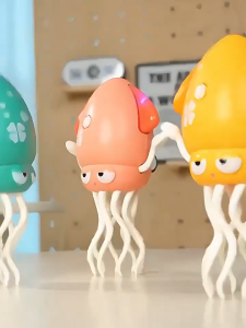 ปลาหมึกเต้นรำไฟฟ้า หลีกเลี่ยงสิ่งกีดขวางได้อัตโนมัติ ของเล่นที่สนุกสนานและช่วยคลายเครียด