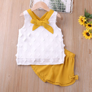 Humor Bear Summer Denim Suit Sling Top+Pants 2Pcs Kid Clothes Girl Set Young Children Clothes For 2-6 Years