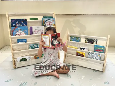 EducratePH EFFE multi layer sling bookshelf for kids toddler children / bookshelves book storage