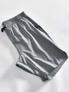 กางเกงขาสั้นลำลองสำหรับผู้ชาย แห้งเร็ว ระบายอากาศได้ดี ยืดหยุ่น สวมใส่สบาย สำหรับฤดูร้อน กางเกงขายาวทรงตรงเอวกลาง