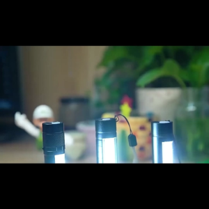 Đèn Pin Mini Di Động Dài 93mm LED Cổng Sạc USB 3 Chế Độ Sáng Đèn Cắm Trại Có Thể Phóng To Chống Nước Nhỏ Gọn Mang Theo