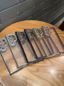 Case Fashion Rhinestone Clear untuk Samsung Galaxy S25 Ultra