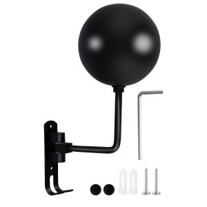 Wall Mount Helmet Holder Motorcycle Electric vehicle Bike Helmets Storage Rack Coats Caps Hook 180° Rotation Hanger Steel
