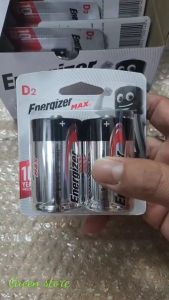 Vỉ 2 viên pin đại Energizer Max size D 1.5V E95 BP2 chính hãng chuyên dùng cho bếp gas đèn pin