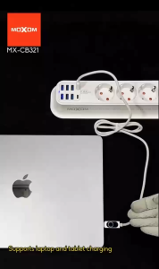 MOXOM MX-CB321 TYPE-C TO TYPE-C / MX-CB322 USB TO TYPE-C 100W Starlight Led Super Fast Charge Cable - 1M