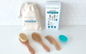 เซตแปรงหวีผมสำหรับเด็กอ่อนแรกเกิด Groom Deluxe Baby Spa - Bebekare