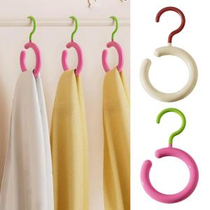 1PC Circles Ring Hat Hanger Storage Hook Baseball Cap Organizer Scarf Towel Tie Storage Holder For Closet Bedroom Saving Space
